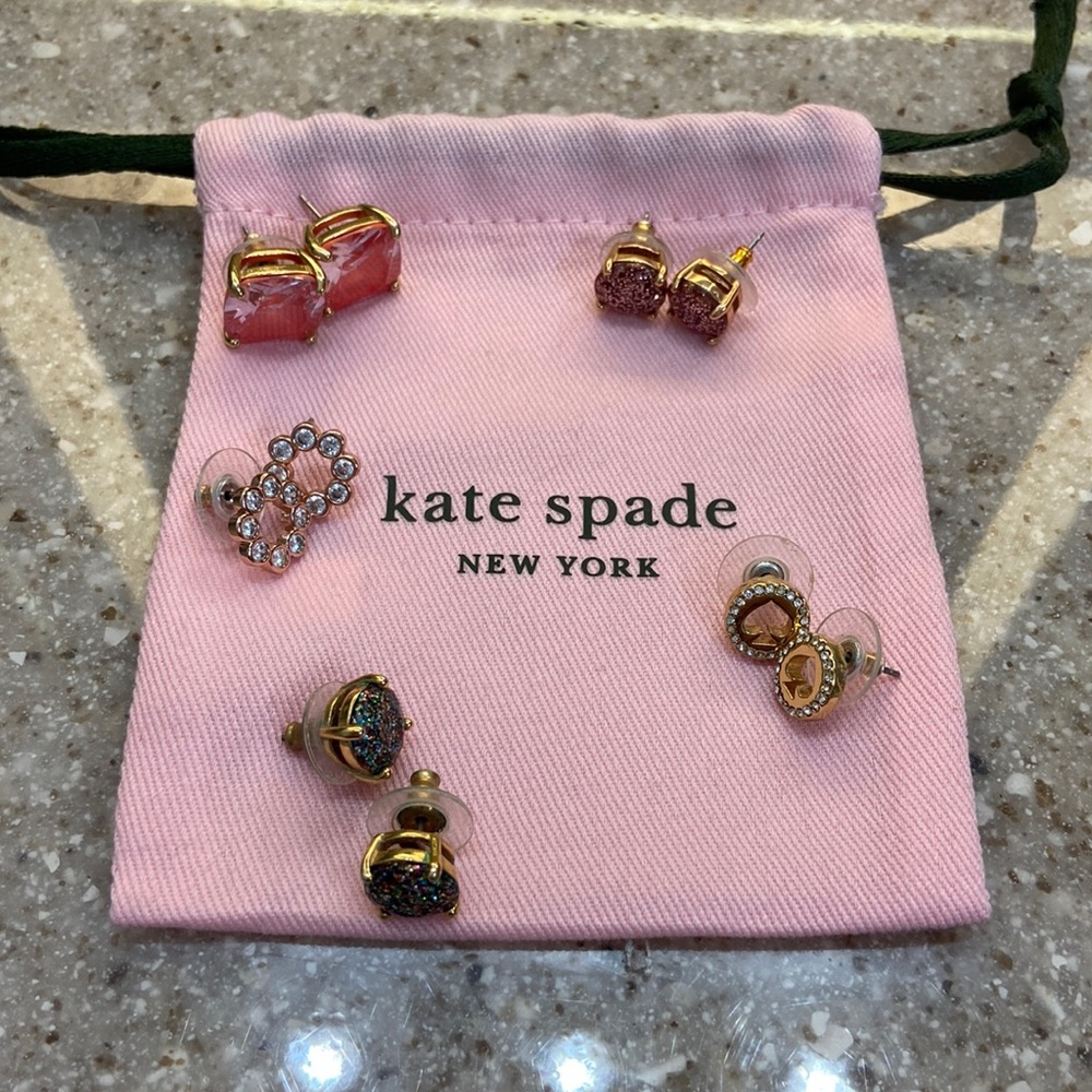 Kate Spade stud earring set